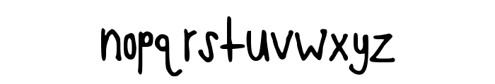 TooCrowded Font LOWERCASE