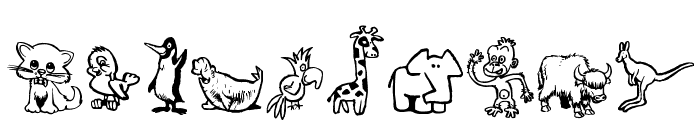 Toonimals Font OTHER CHARS