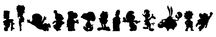 Toons! Toons! Toons! Font UPPERCASE