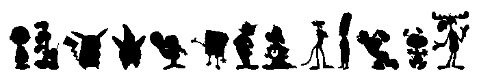 Toons! Toons! Toons! Font UPPERCASE