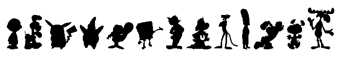 Toons! Toons! Toons! Font LOWERCASE