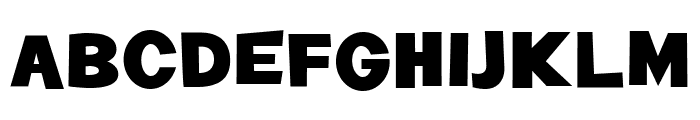 Toony Black Font UPPERCASE