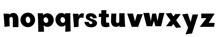 Toony Black Font LOWERCASE