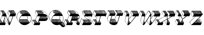 Top View Font UPPERCASE