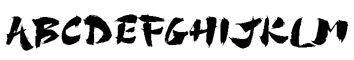 Toragon Demo Font UPPERCASE