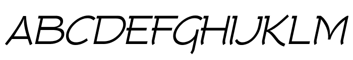 Tork-Italic Font UPPERCASE