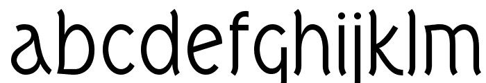Tork-Regular Font LOWERCASE