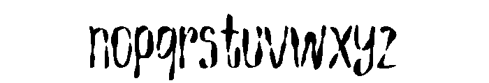 Torment Macabre Font LOWERCASE