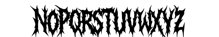Torment Pulsation Regular Font UPPERCASE