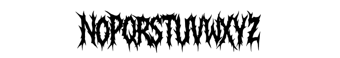 Torment Pulsation Regular Font LOWERCASE
