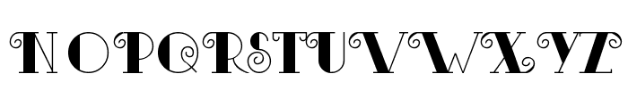 Tortillon Tryout Font UPPERCASE