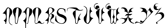 Tory Gothic Caps Font UPPERCASE