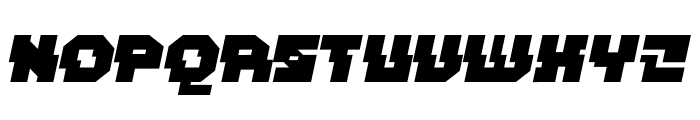 Toryu Black Font UPPERCASE