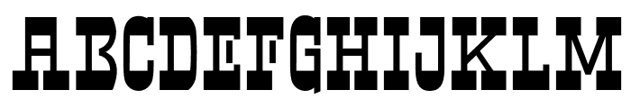 Tosouo Regular Font UPPERCASE