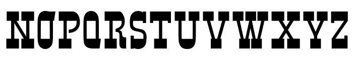 Tosouo Regular Font UPPERCASE