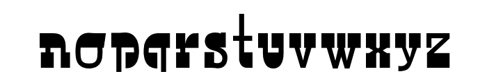 Tosouo Regular Font LOWERCASE