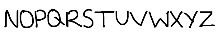 Tottletastic Font UPPERCASE