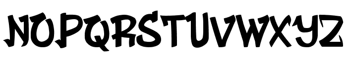 Tough Art Font UPPERCASE