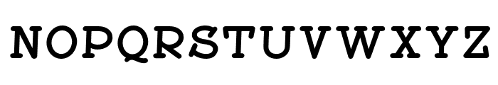 Touhei Regular Font UPPERCASE