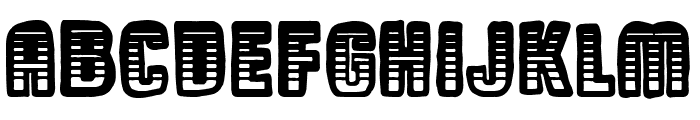 Touristic Chaos Font UPPERCASE
