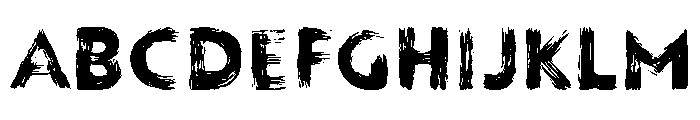 Tourmaline Brush Font UPPERCASE