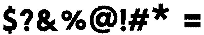 Tourmaline Geek Font OTHER CHARS
