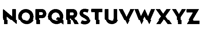 Tourmaline Glitch Font UPPERCASE