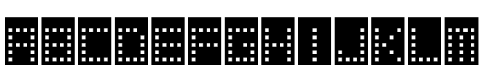 Tower Block Font LOWERCASE