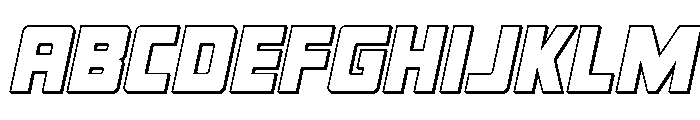 Tower of Silence 3D Italic FONT