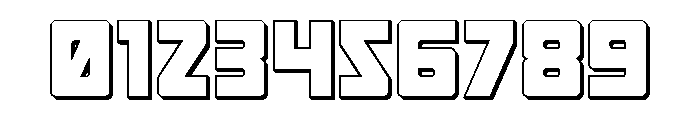 Tower of Silence 3D Font OTHER CHARS