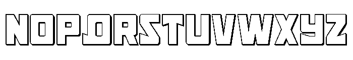 Tower of Silence 3D Font UPPERCASE