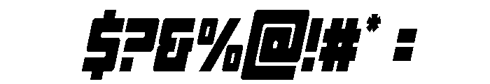 Tower of Silence Condense Ital Font OTHER CHARS