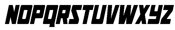 Tower of Silence Condense Ital Font LOWERCASE