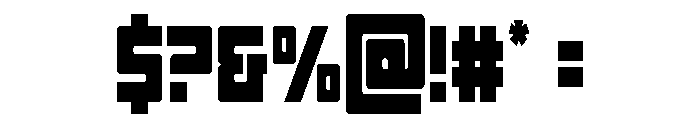 Tower of Silence Condensed Font OTHER CHARS