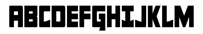 Tower of Silence Condensed Font UPPERCASE