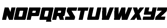 Tower of Silence Expanded Ital Font LOWERCASE