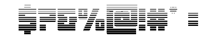 Tower of Silence Gradient Font OTHER CHARS