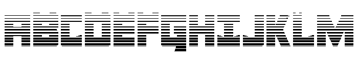 Tower of Silence Gradient Font UPPERCASE