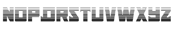 Tower of Silence Gradient Font UPPERCASE