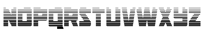 Tower of Silence Gradient Font LOWERCASE