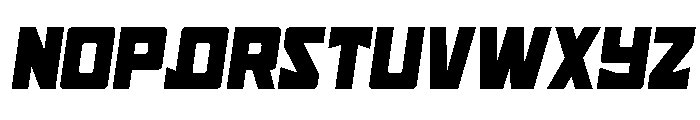 Tower of Silence Semi-Italic Font UPPERCASE
