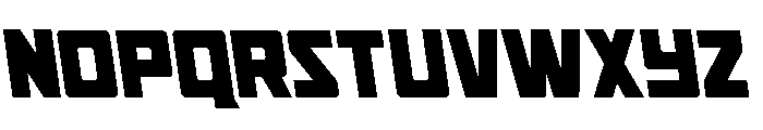 Tower of Silence Semi-Leftalic Font LOWERCASE