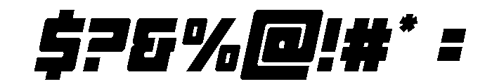 Tower of Silence Spaced Italic Font OTHER CHARS