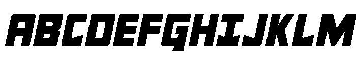 Tower of Silence Spaced Italic Font UPPERCASE