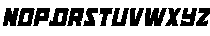 Tower of Silence Spaced Italic Font UPPERCASE