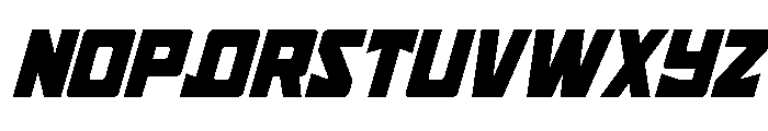 Tower of Silence Super-Italic Font UPPERCASE