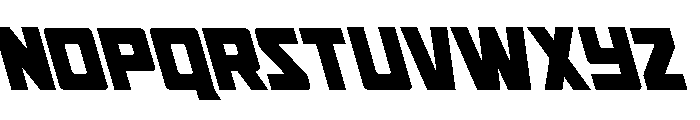 Tower of Silence Super-Left Font LOWERCASE