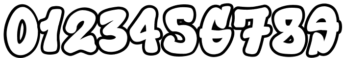 Toxic Rebel Outline Outline Font OTHER CHARS