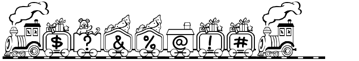 Toy Train Font OTHER CHARS