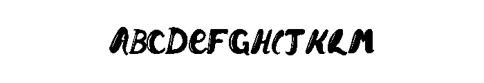 tomstaint Font UPPERCASE